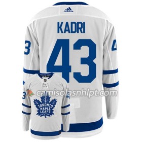 Camisola Toronto Maple Leafs NAZEM KADRI 43 Adidas Branco Authentic - Homem